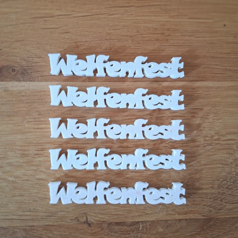 Schriftzug Welfenfest 10er Pack  2