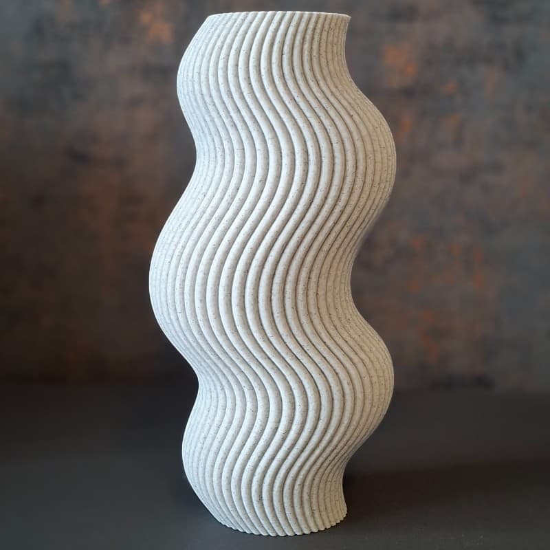 Modern Wavy Vase 3